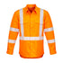 Syzmik The Rob Shirt | Mens | Long Sleeve Orange Work Safety Protective Gear