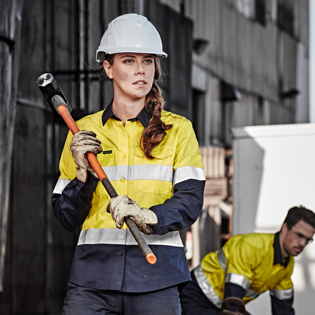 Syzmik The Kath Shirt | Ladies | Long Sleeve Work Safety Protective Gear