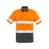 Syzmik The Mike Shirt | Adults | Short & Long Sleeve Orange/Charcoal Work Safety Protective Gear