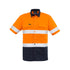 Syzmik The Mike Shirt | Adults | Short & Long Sleeve Orange/Navy Work Safety Protective Gear