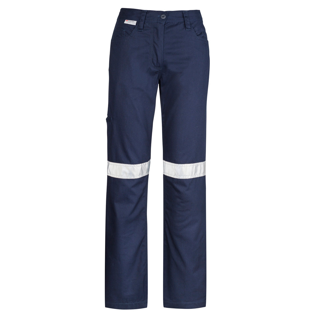 Syzmik The Taped Utility Pant | Ladies Navy Pants