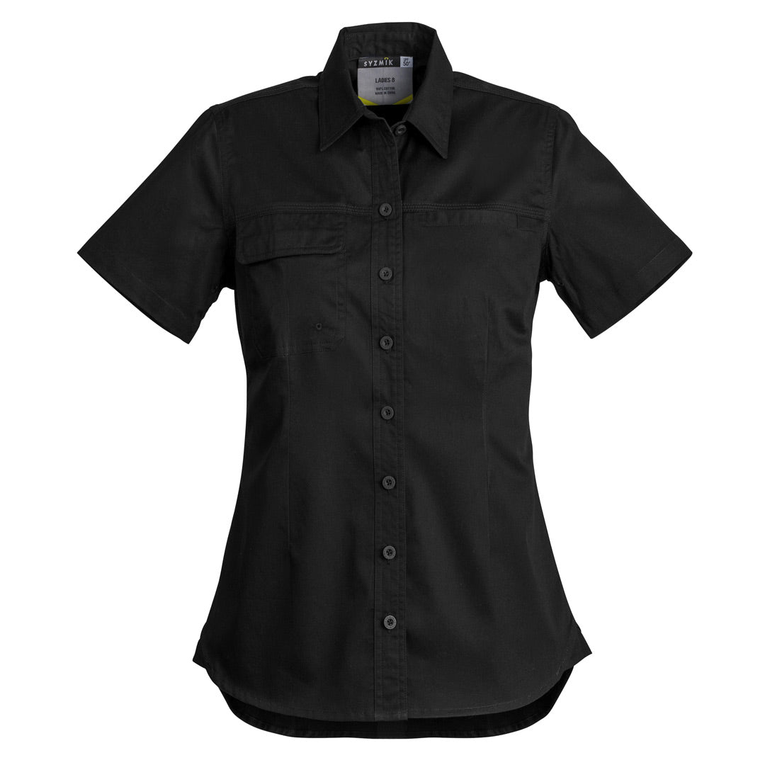 Syzmik The Jen Shirt | Ladies | Short and Long Sleeve Black Shirts & Tops