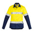 Syzmik The Trish Shirt | Ladies | Long Sleeve Yellow/Navy Work Safety Protective Gear