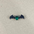 House of Uniforms Bat Bernice | Brooch Green Brooches & Lapel Pins