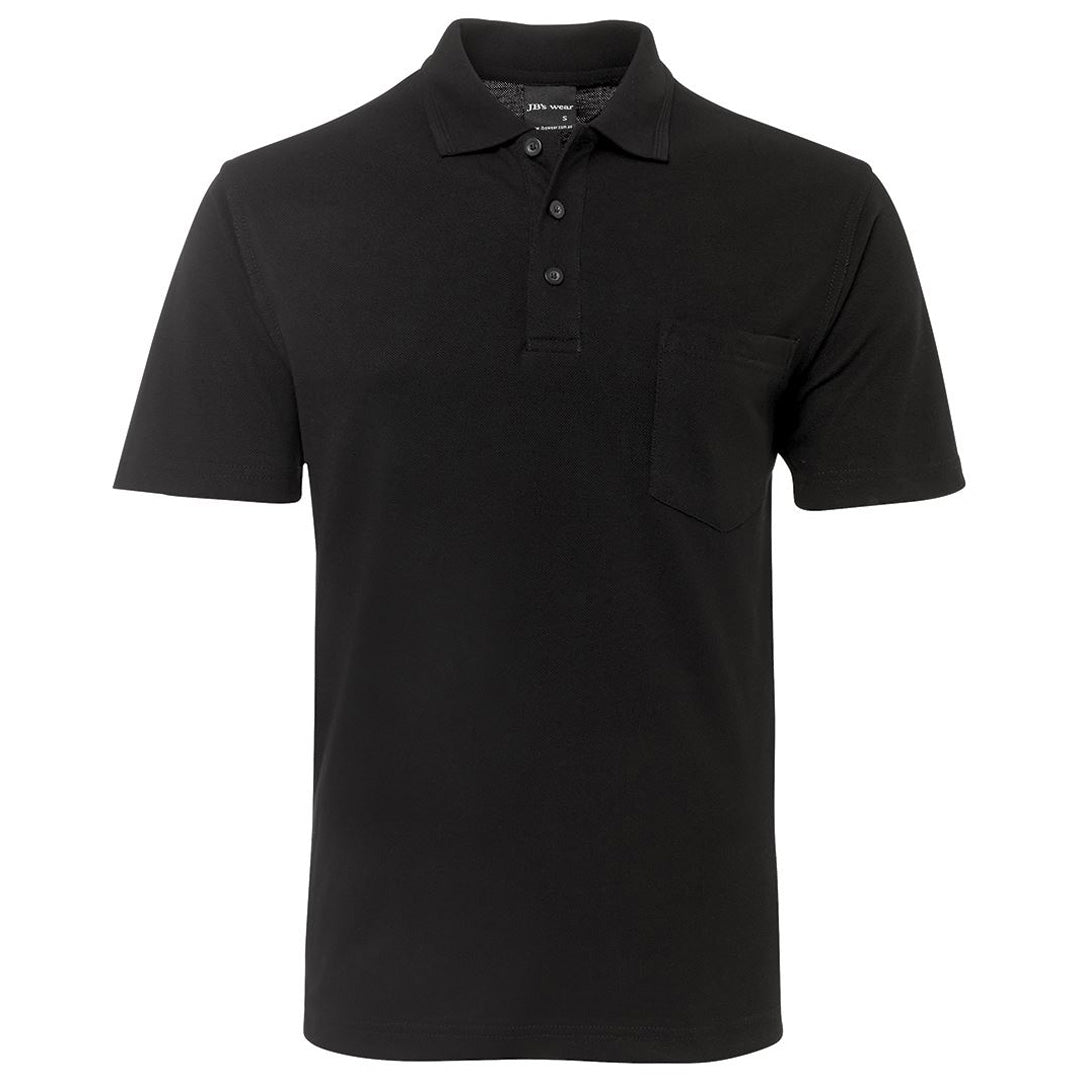 Jbs Wear The Pique Pocket Polo | Short Sleeve | Unisex Black Shirts & Tops