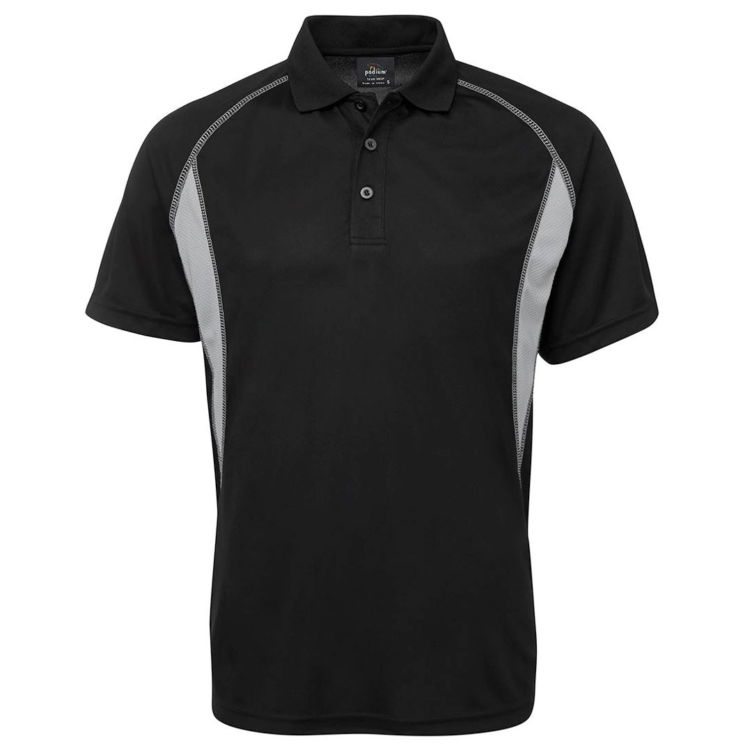 Jbs Wear The Insert Polo | Mens Black/Grey Shirts & Tops