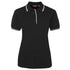 Jbs Wear The Contrast Polo | Ladies Black/White Shirts & Tops