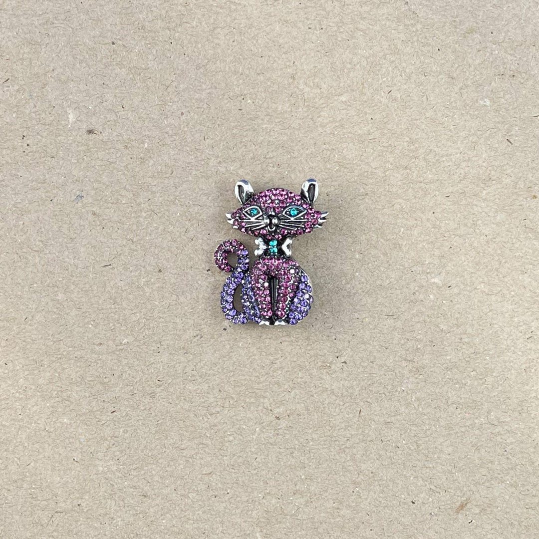 House of Uniforms Cat Claire | Brooch Pink Brooches & Lapel Pins
