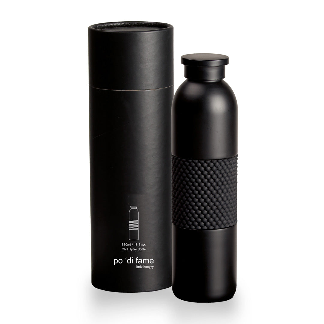 Po 'Di Fame The Chill Hydro Bottle Black Water Bottles