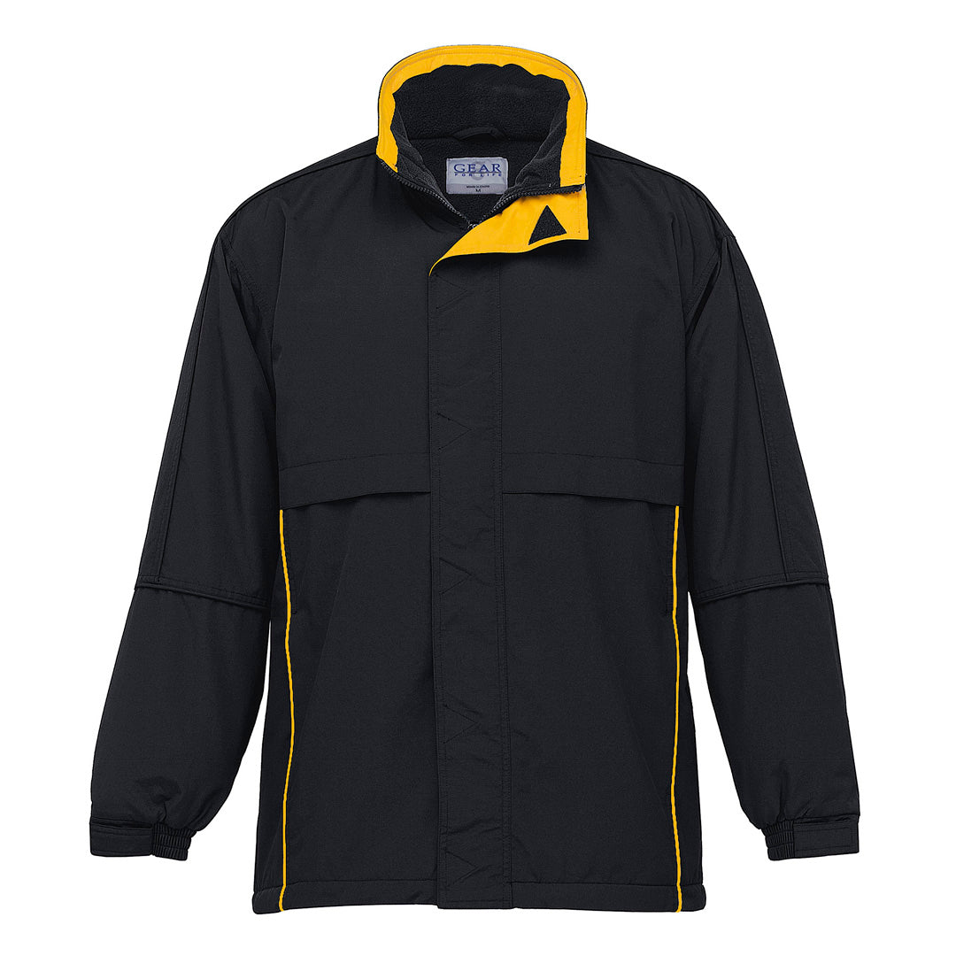 Gear for Life The Basecamp Anorak | Adults Black/Gold Coats & Jackets