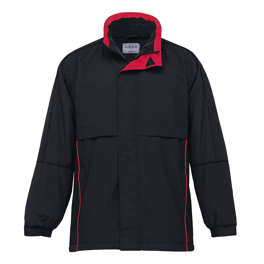Gear for Life The Basecamp Anorak | Adults Black/Red Coats & Jackets