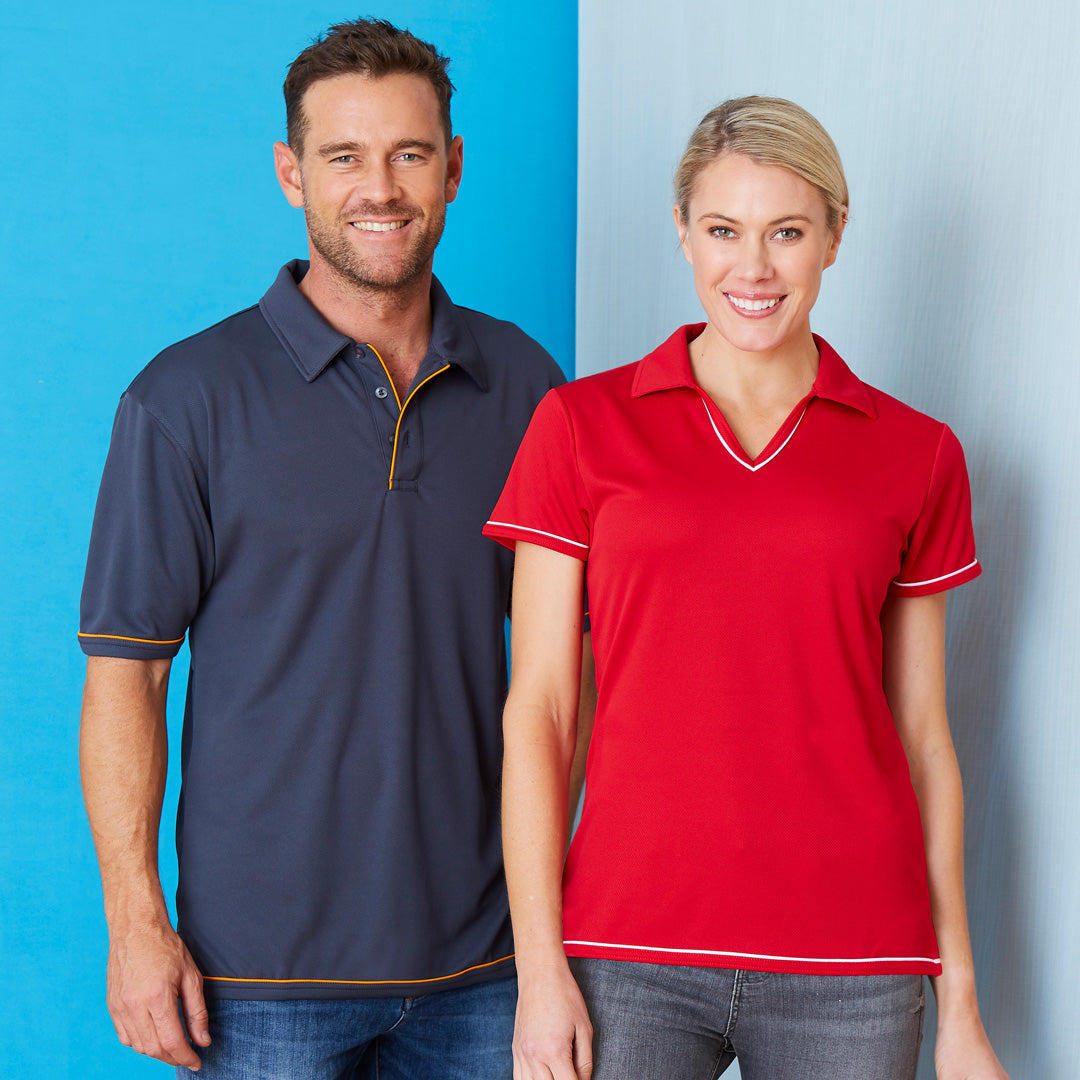 Stencil The Cool Dry Polo | Ladies | Short Sleeve Shirts & Tops