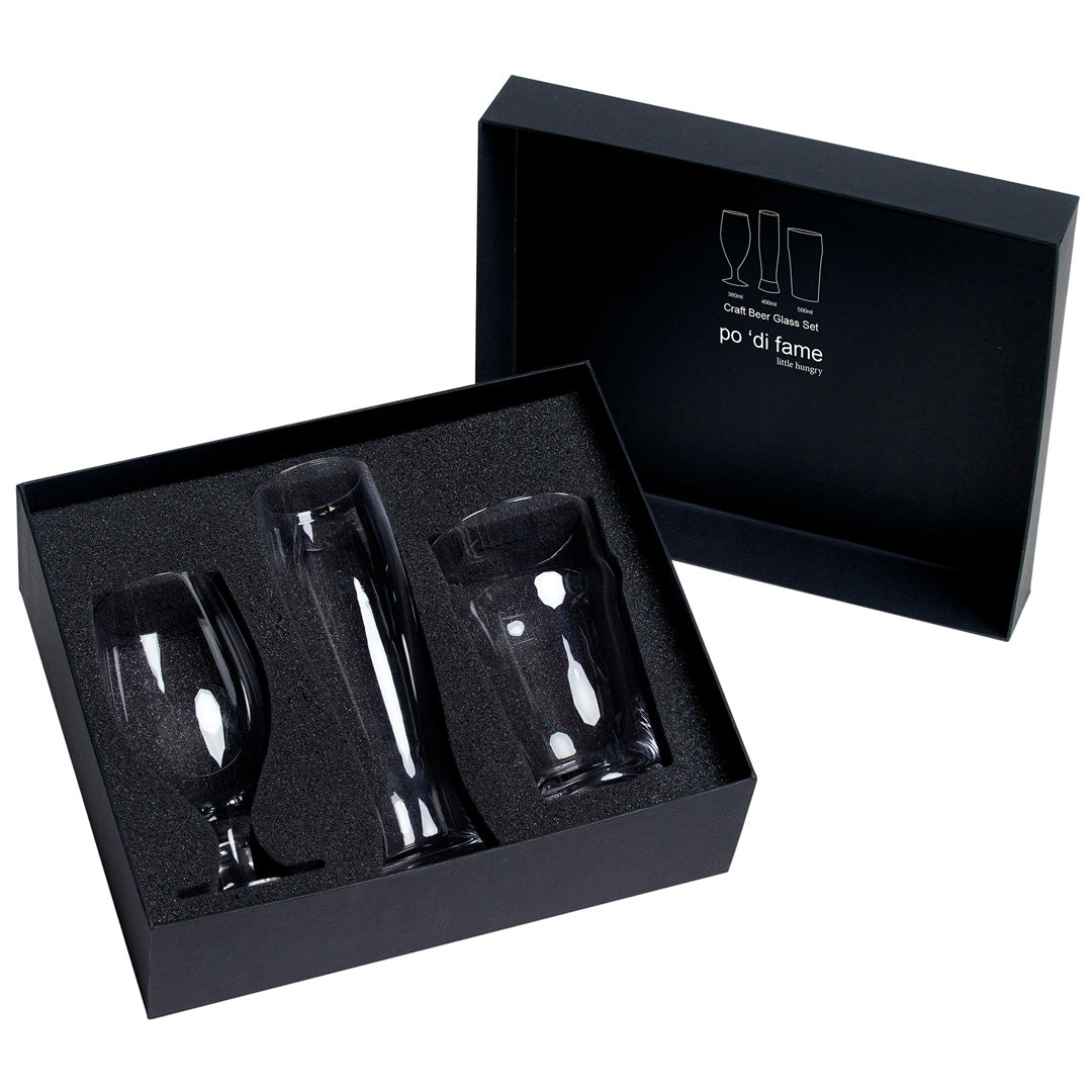 Po 'Di Fame The Craft Beer Set Beer Glasses