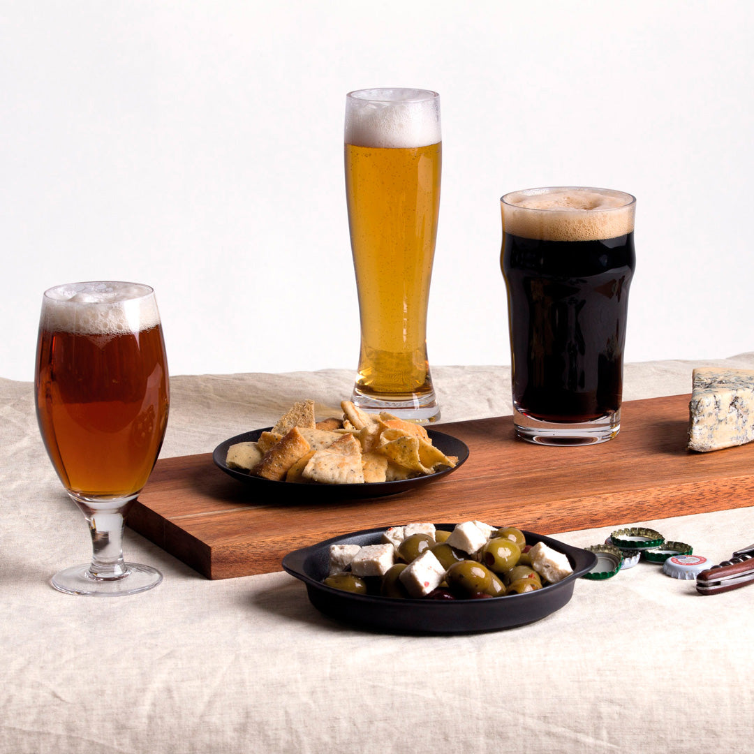 Po 'Di Fame The Craft Beer Set Clear Beer Glasses