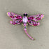 House of Uniforms Dragon Fly Delilah | Brooch Pink Brooches & Lapel Pins