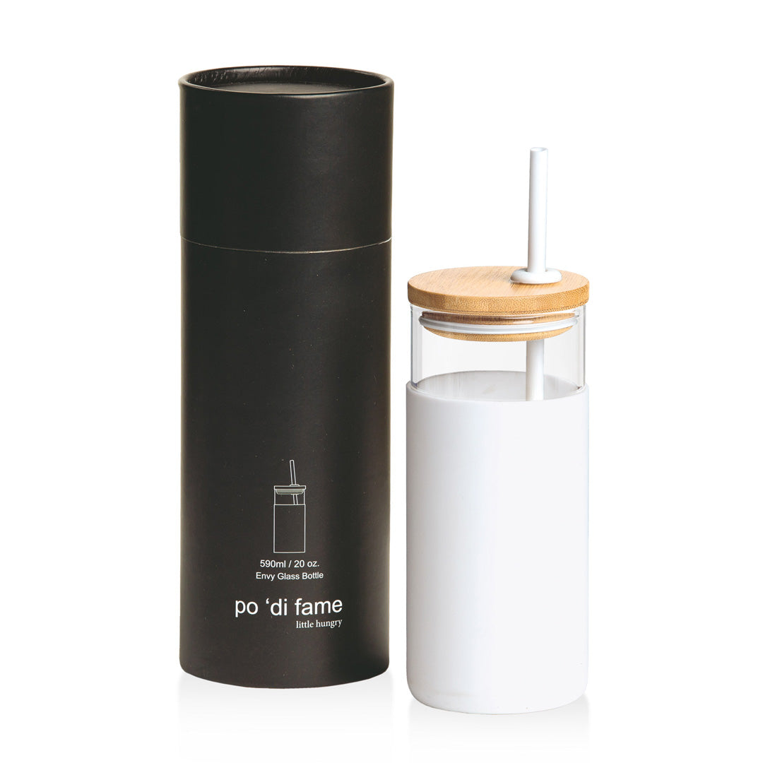 Po 'Di Fame The Envy Glass Bottle White Kitchen & Dining