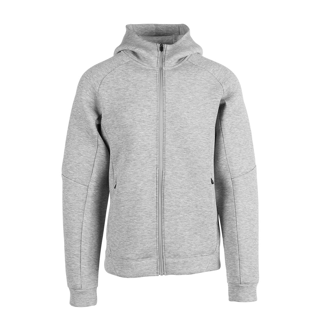 Ramo The Meta Fleece Hoodie | Mens Grey Marle Coats & Jackets