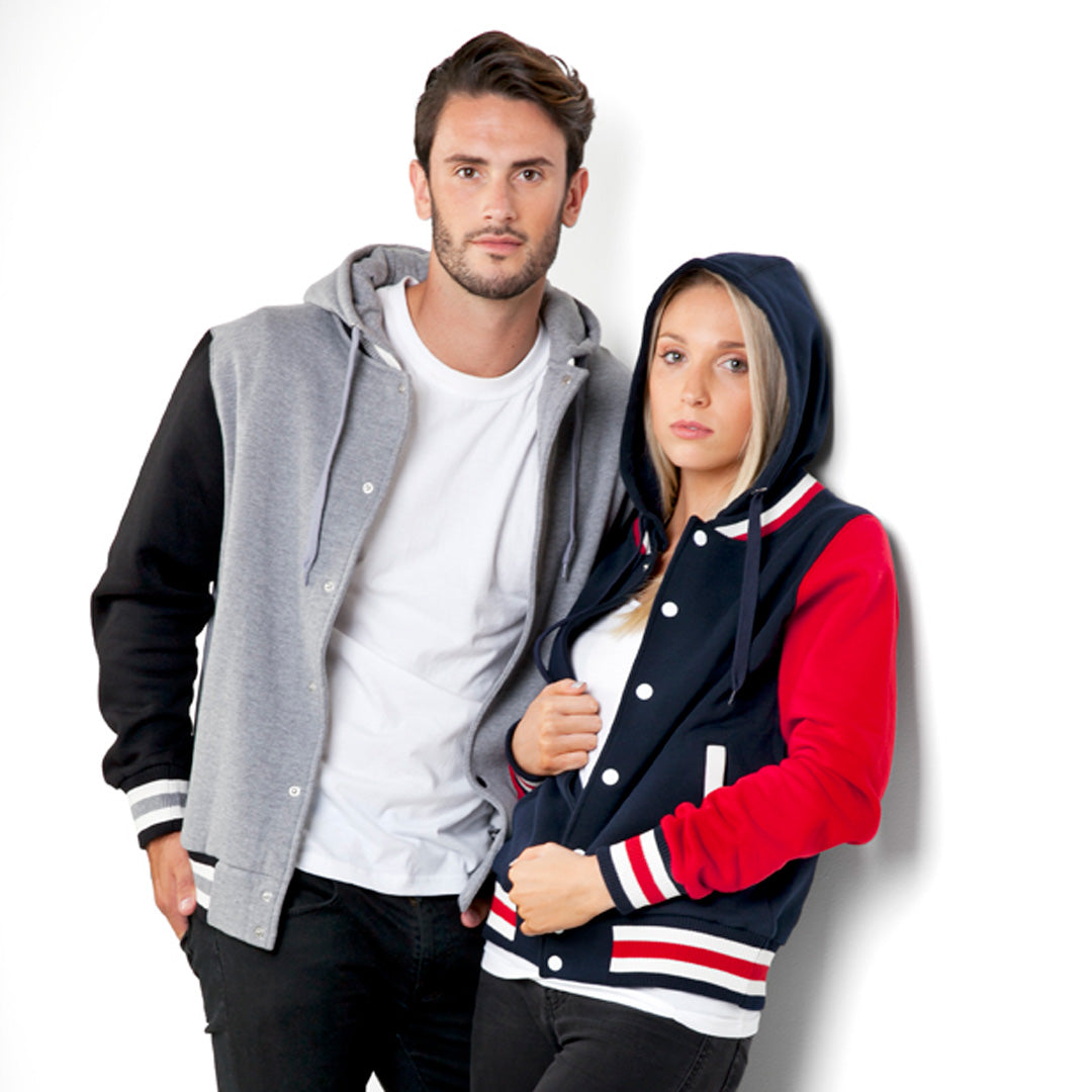 Ramo The Hooded Varsity Jacket | Ladies Coats & Jackets