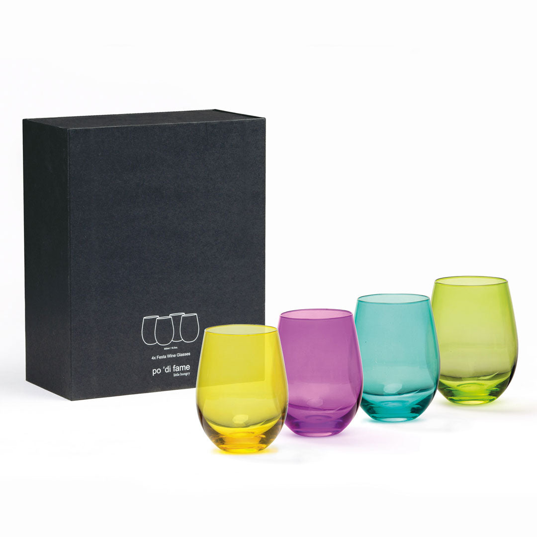 Po 'Di Fame The Festa Wine Set Tumblers
