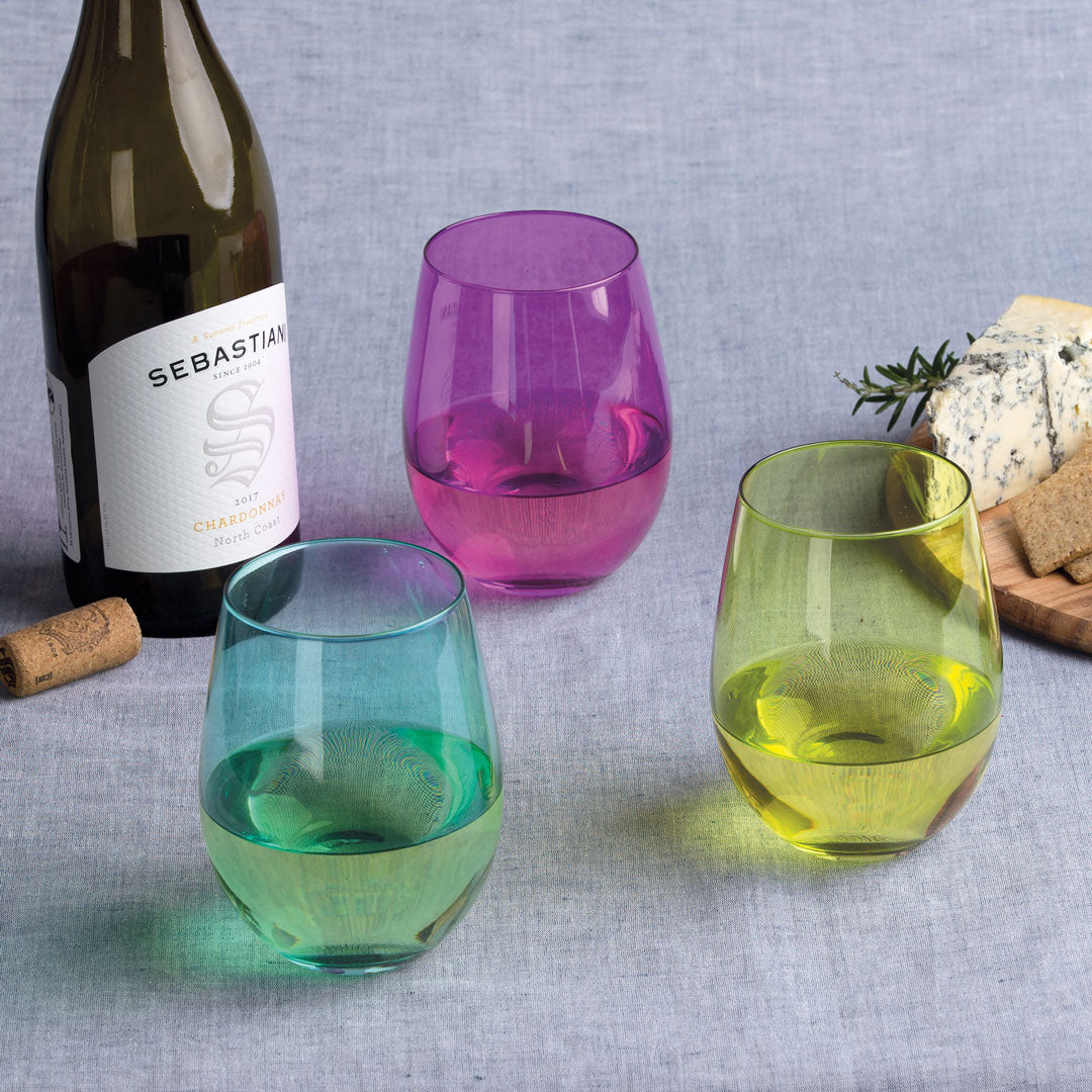 Po 'Di Fame The Festa Wine Set Glass Tumblers