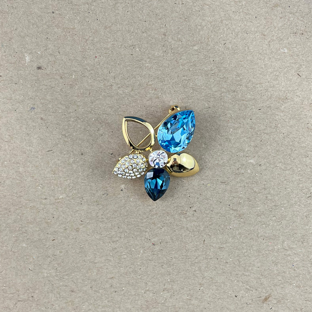 House of Uniforms Flower Fiona | Brooch Gold Brooches & Lapel Pins