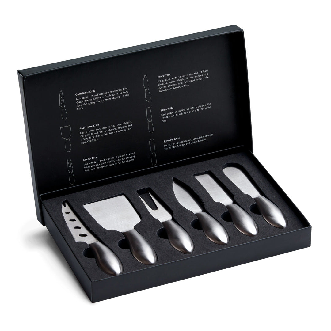 Po 'Di Fame The Formaggio Cheese Knife Set | 6 Pieces Serveware