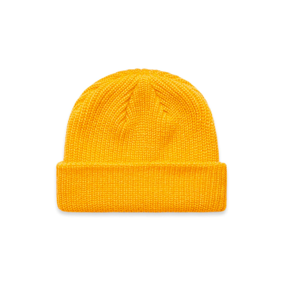 AS Colour The Cable Beanie | Adults Gold Hats