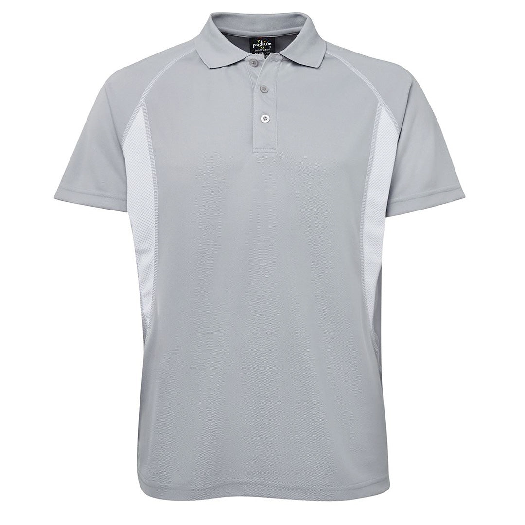 Jbs Wear The Insert Polo | Mens Grey/White Shirts & Tops