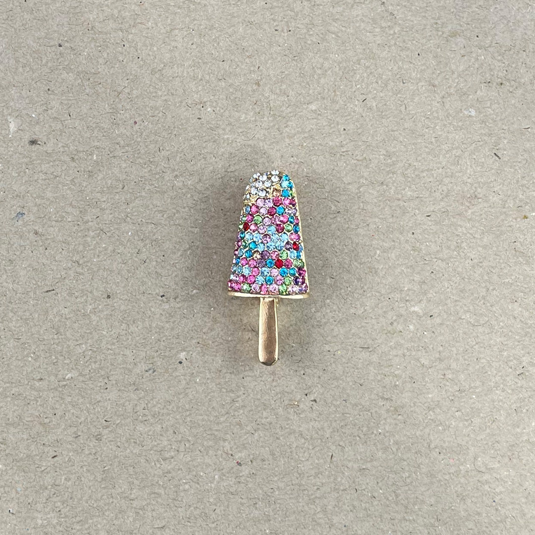 House of Uniforms Icecream Iris | Brooch One Size Brooches & Lapel Pins