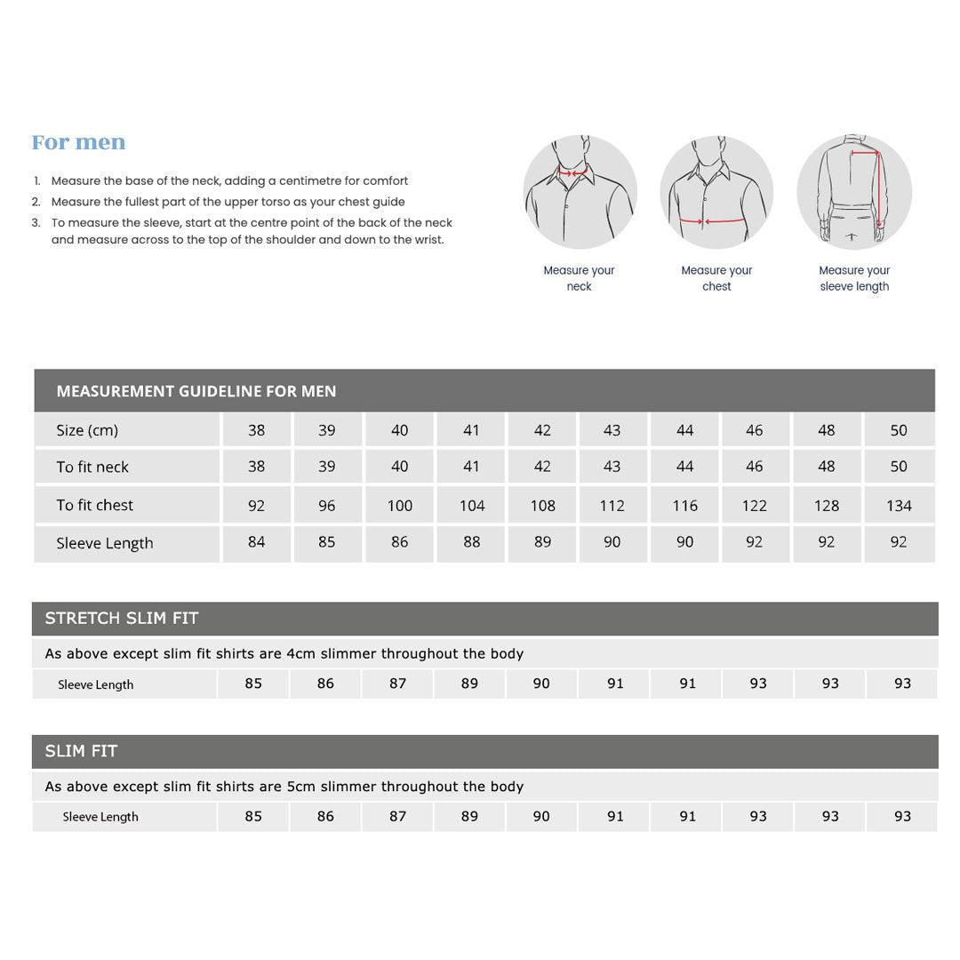 John Kevin The Melbourne Shirt | Mens | Slim Fit | Long Sleeve Shirts & Tops