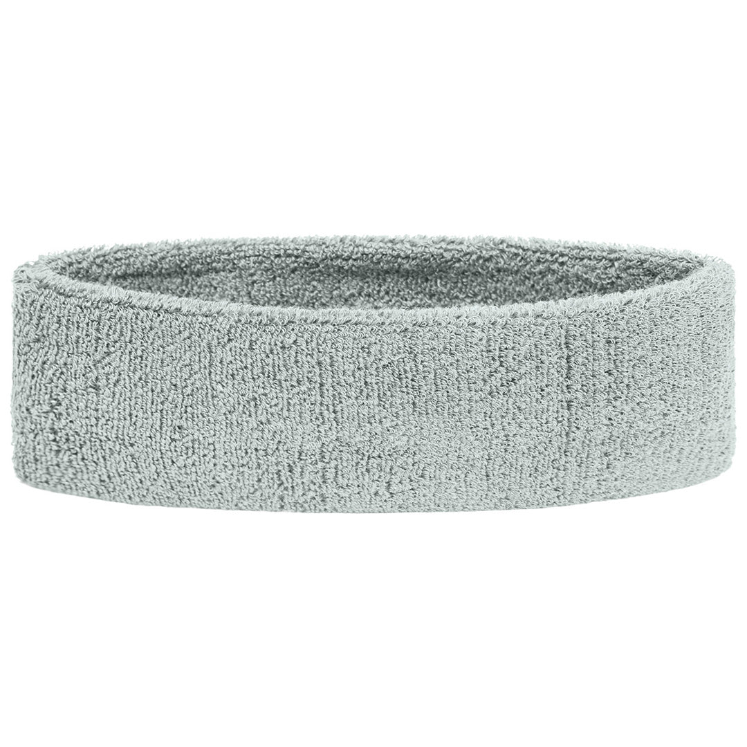 Myrtle Beach The Terry Headband | Unisex | 2 Pack Light Grey Headbands