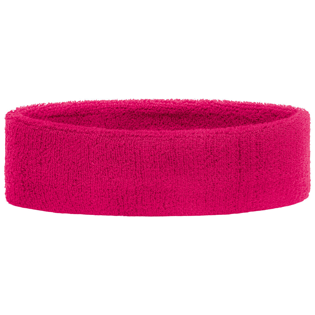 Myrtle Beach The Terry Headband | Unisex | 2 Pack Hot Pink Headbands