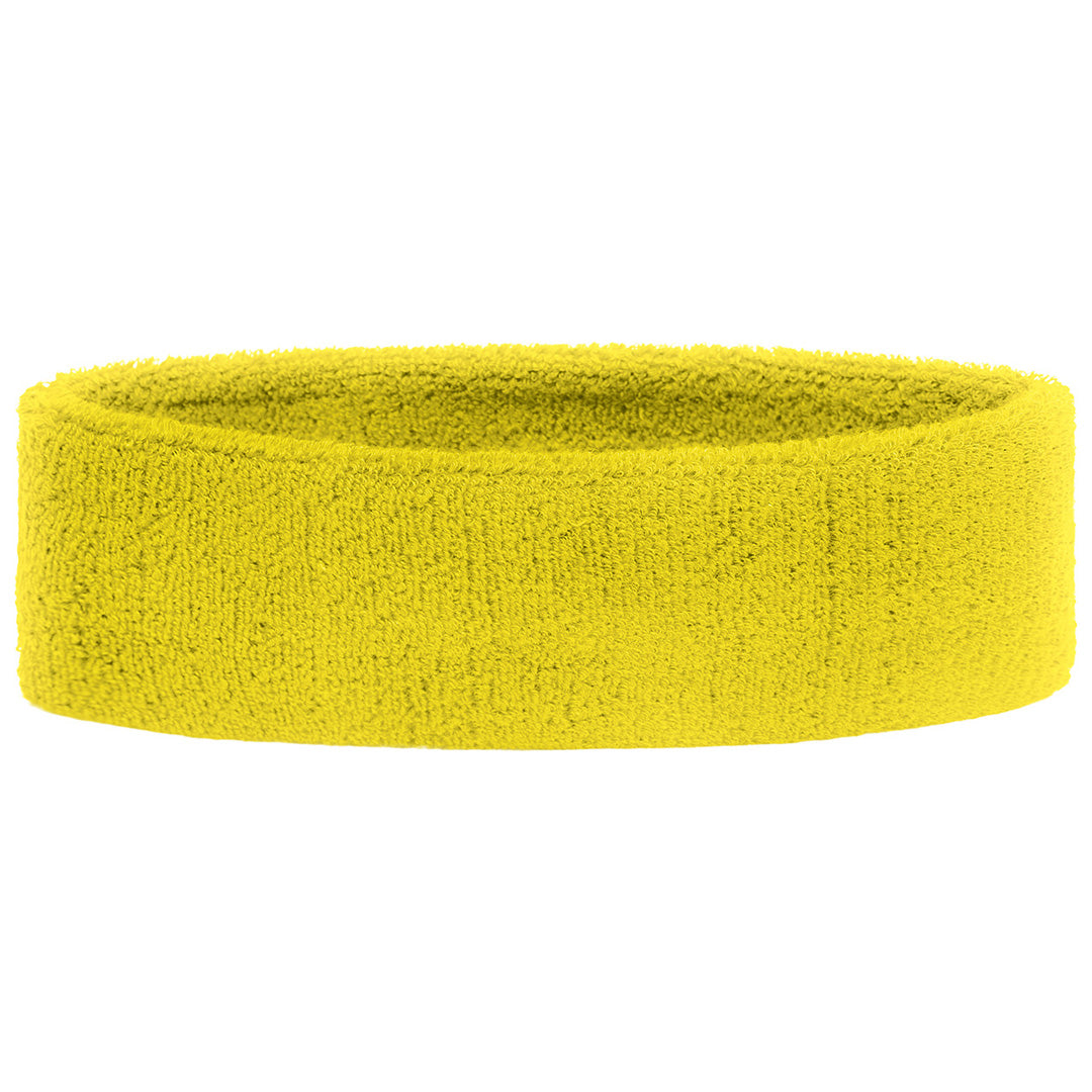 Myrtle Beach The Terry Headband | Unisex | 2 Pack Yellow Headbands
