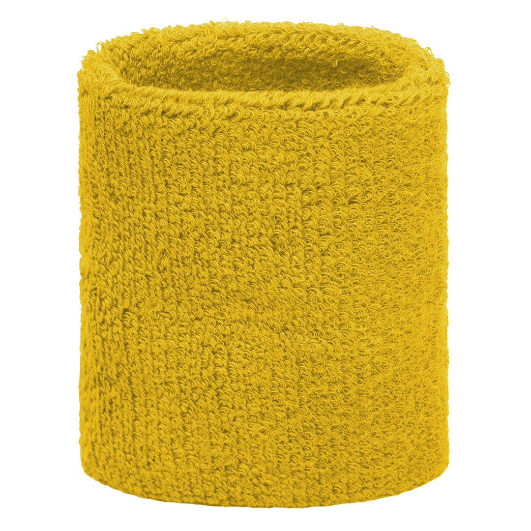 Myrtle Beach The Terry Wristband | Regular | Unisex | 2 Pack Gold Wristbands