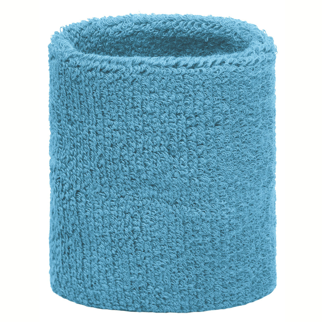 Myrtle Beach The Terry Wristband | Regular | Unisex | 2 Pack Light Blue Wristbands