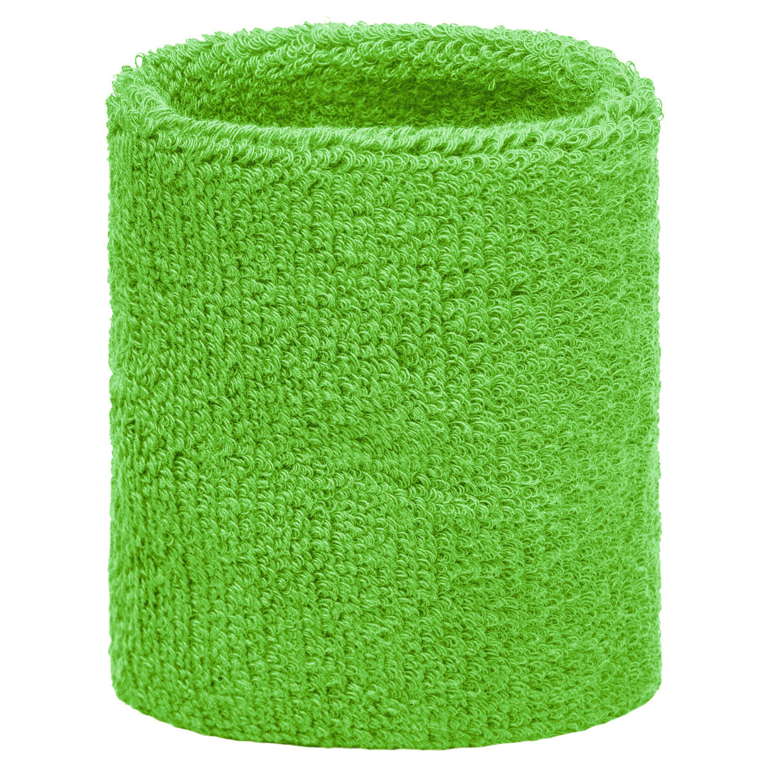 Myrtle Beach The Terry Wristband | Regular | Unisex | 2 Pack Lime Wristbands
