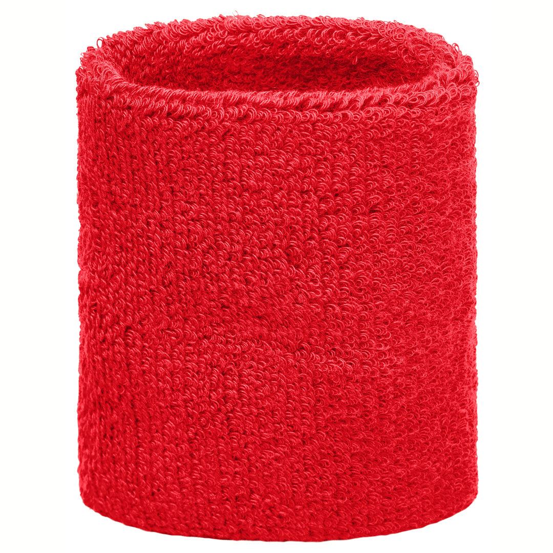 Myrtle Beach The Terry Wristband | Regular | Unisex | 2 Pack Red Wristbands