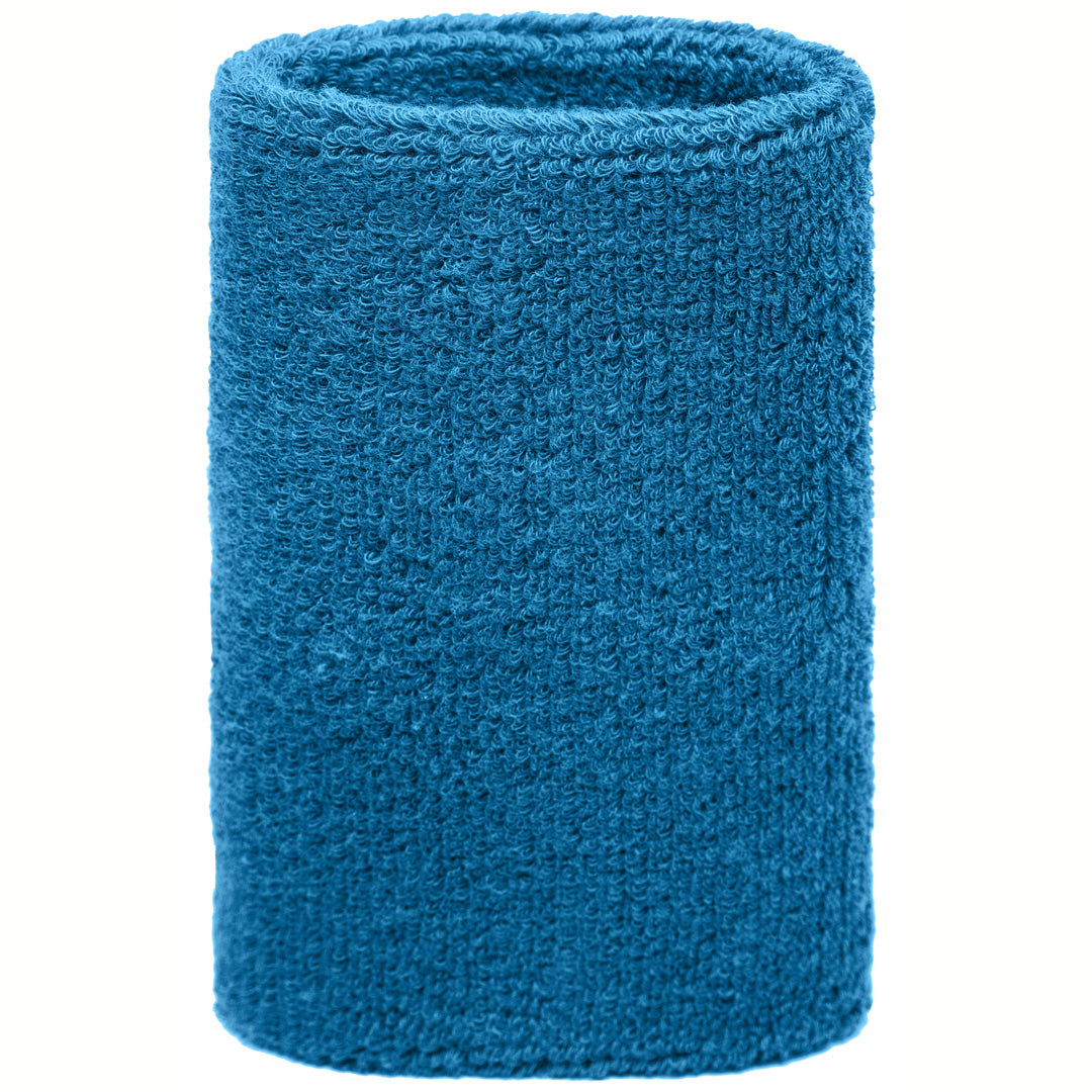 Myrtle Beach The Terry Wristband | Wide | Unisex | 2 Pack Aqua Wristbands