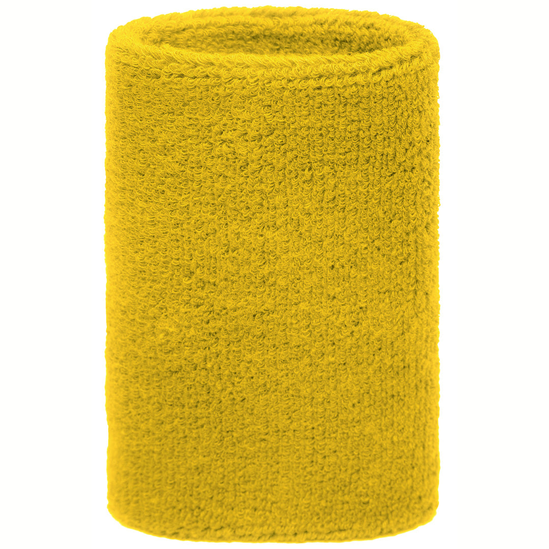 Myrtle Beach The Terry Wristband | Wide | Unisex | 2 Pack Gold Wristbands