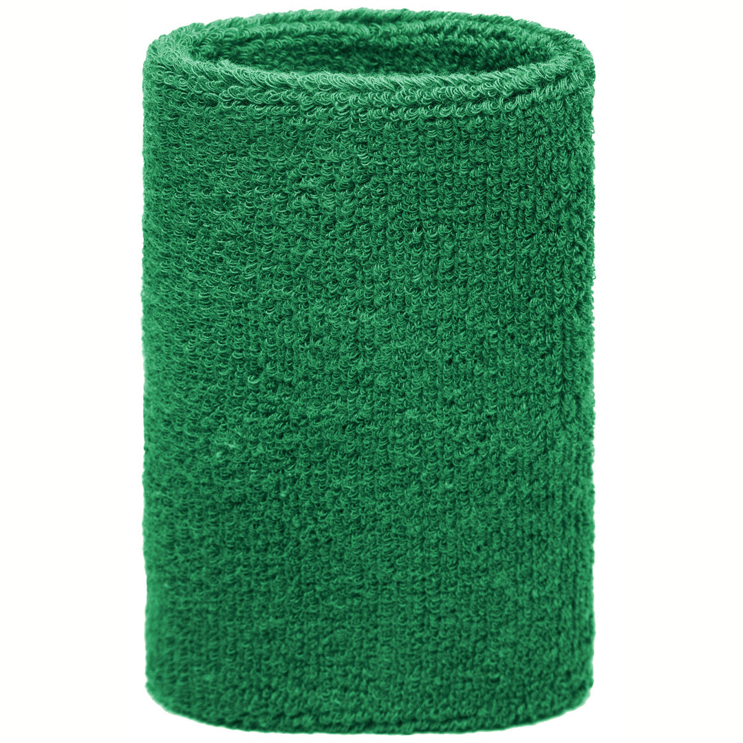 Myrtle Beach The Terry Wristband | Wide | Unisex | 2 Pack Green Wristbands