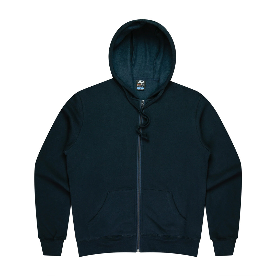 Aussie Pacific The Queenscliff Zip Hoodie | Mens Navy Outerwear