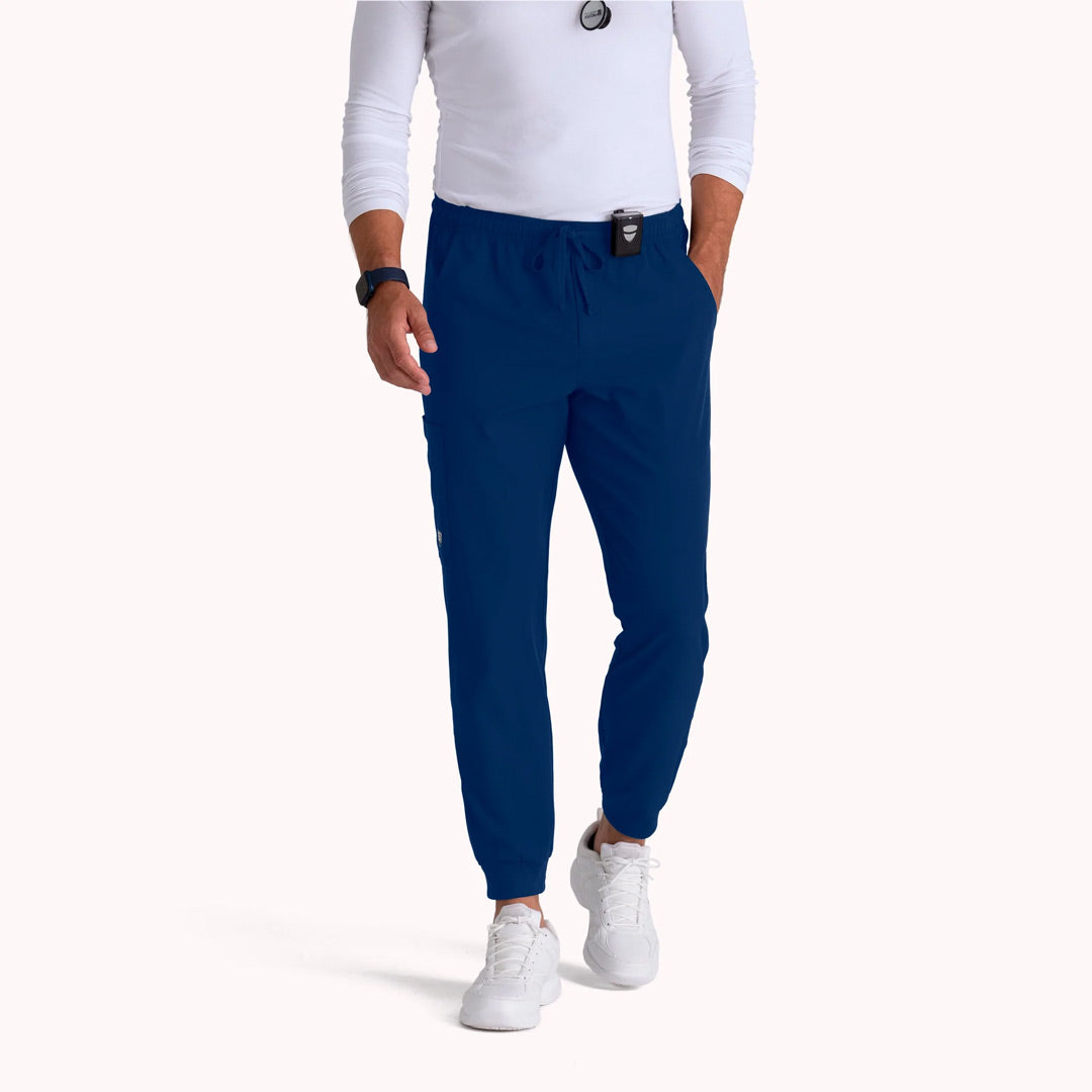 Skechers by Barco The Structure Jogger Scrub Pant | Mens | Regular | Skechers Navy Scrubs