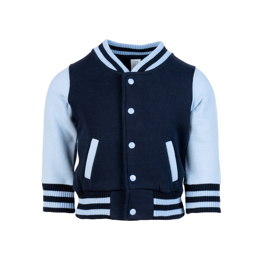 Ramo The Varsity Jacket | Toddlers Navy/Sky Coats & Jackets