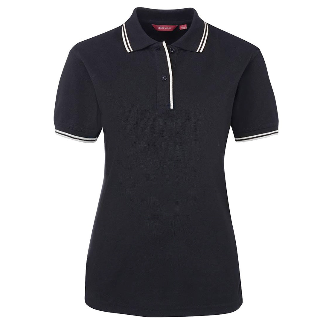 Jbs Wear The Contrast Polo | Ladies Navy/White Shirts & Tops