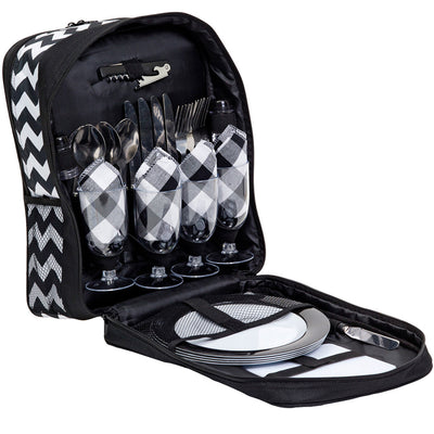 Po 'Di Fame The Oasis 4 Person Picnic Set Picnic Baskets