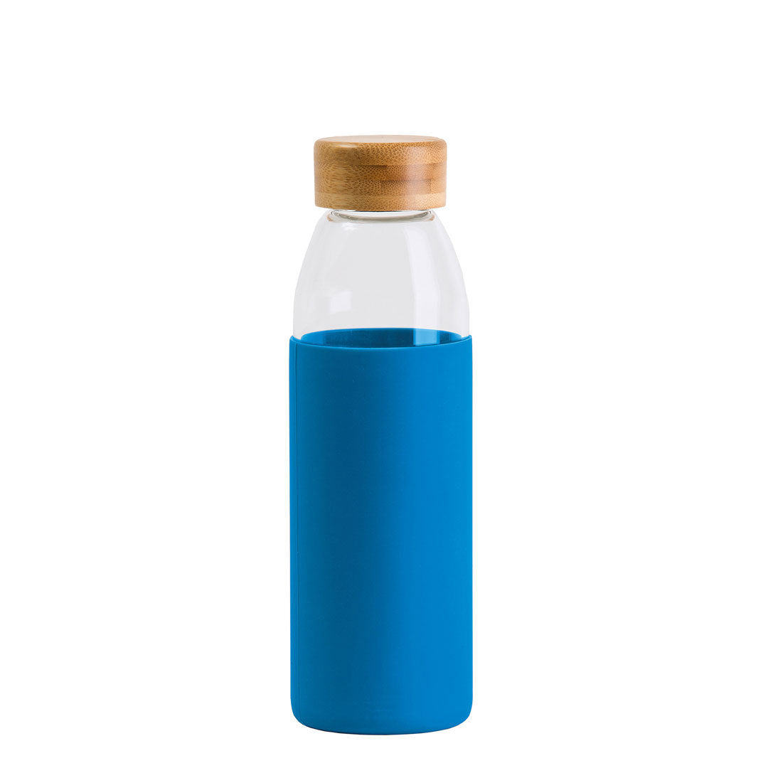 Po 'Di Fame The Orbit Glass Bottle Cyber Blue Water Bottles