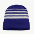 Grace Collection The Multi Stripe Beanie | Unisex Royal/White Hats