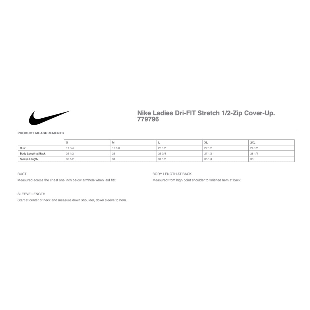 Nike The Dry Half Zip Cover Up | Ladies Shirts & Tops