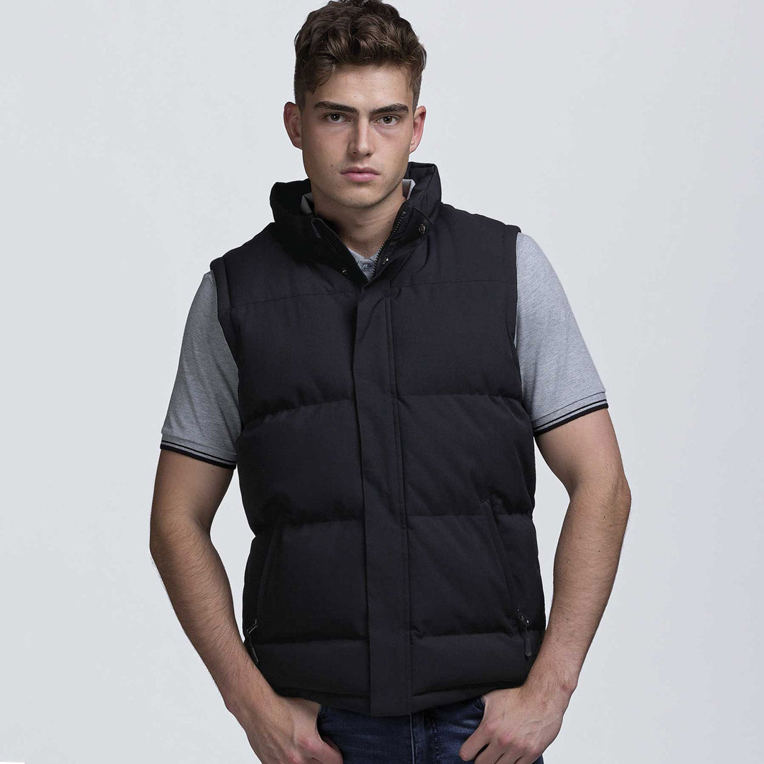 Smpli The Junction Puffa Vest | Unisex Black Vests