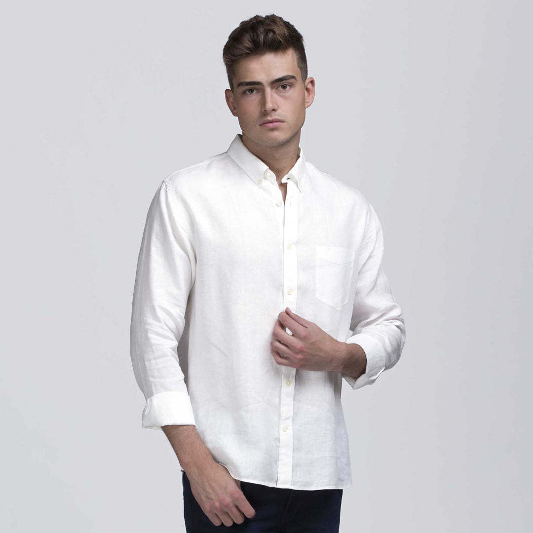 Smpli The Linen Shirt | Men | Long Sleeve Shirts & Tops